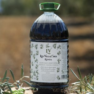 AOVE Botella Cristal 500ml Variedad Arbequina Producción en Ecológico (caja  6 unidades) – Los Villalones